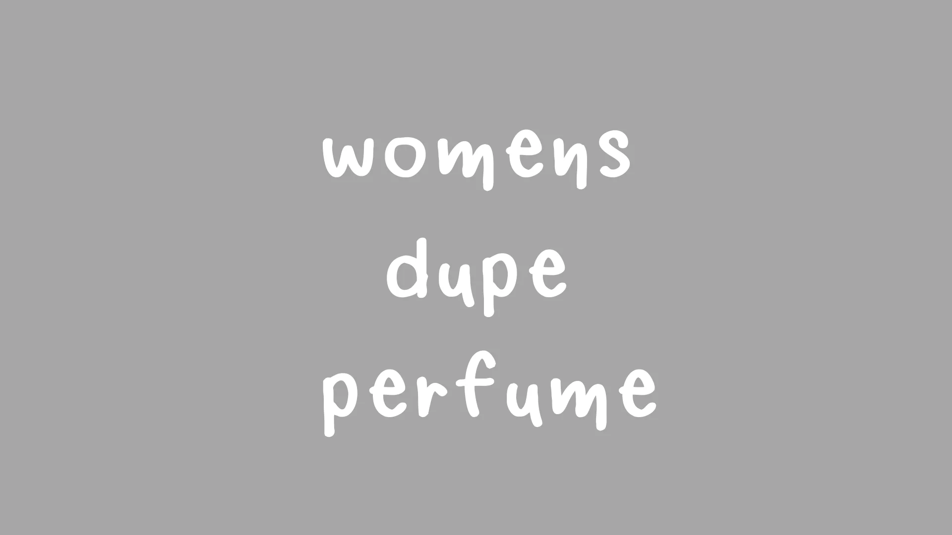 dupe and inspired-by perfumes